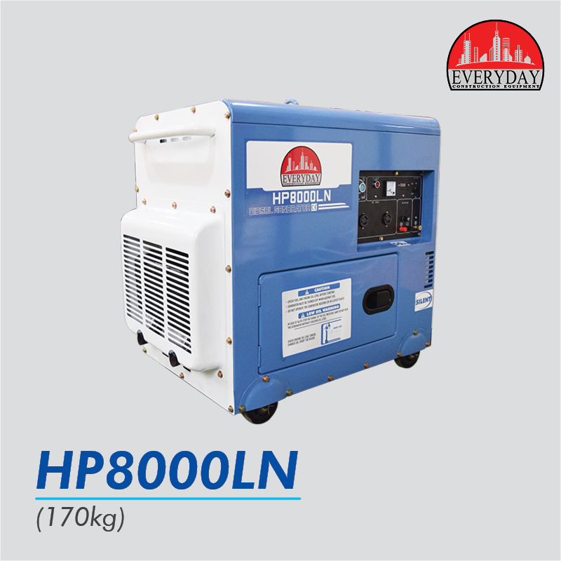 everyday silent diesel genset hp8000ln
